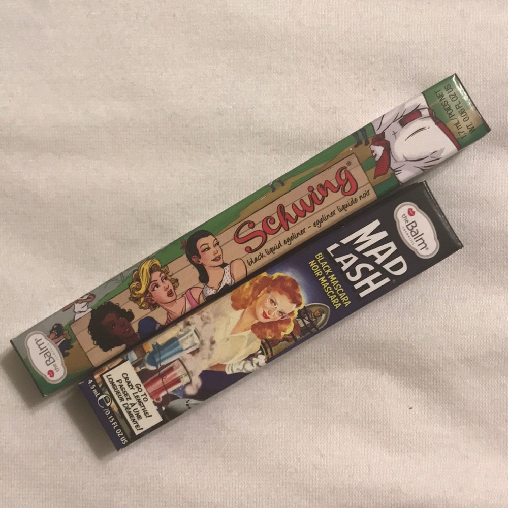 Brand new mascara and liquid eyeliner